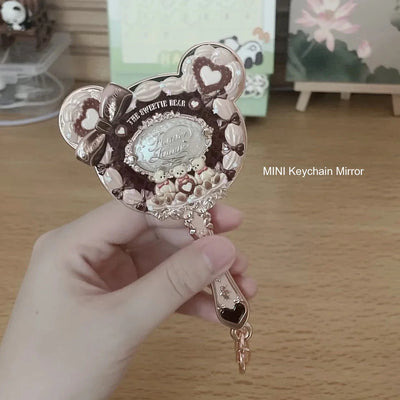 Flower Knows Angel Bunny Hand Mirror