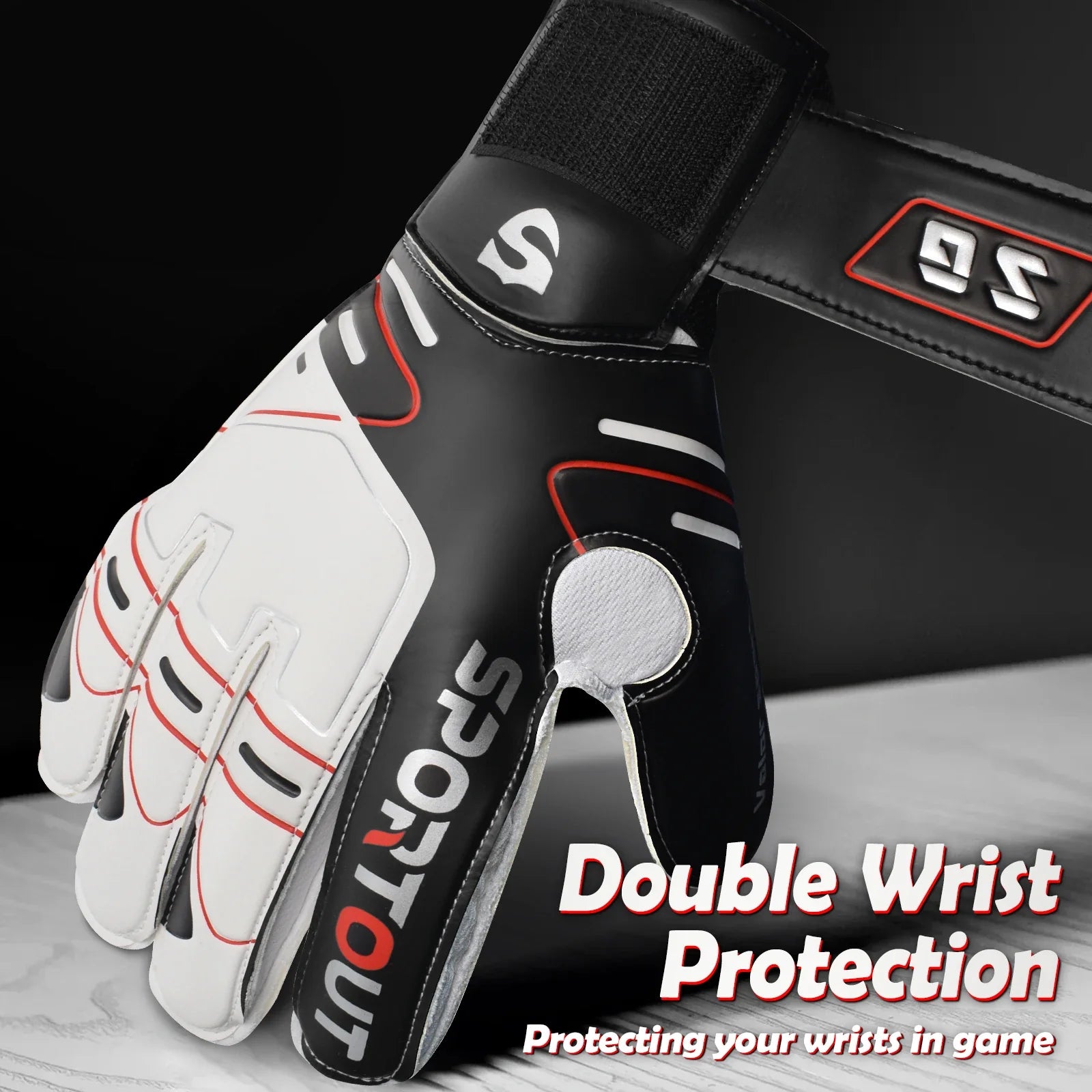 Sportout Strong Grip Goalkeeper Gloves