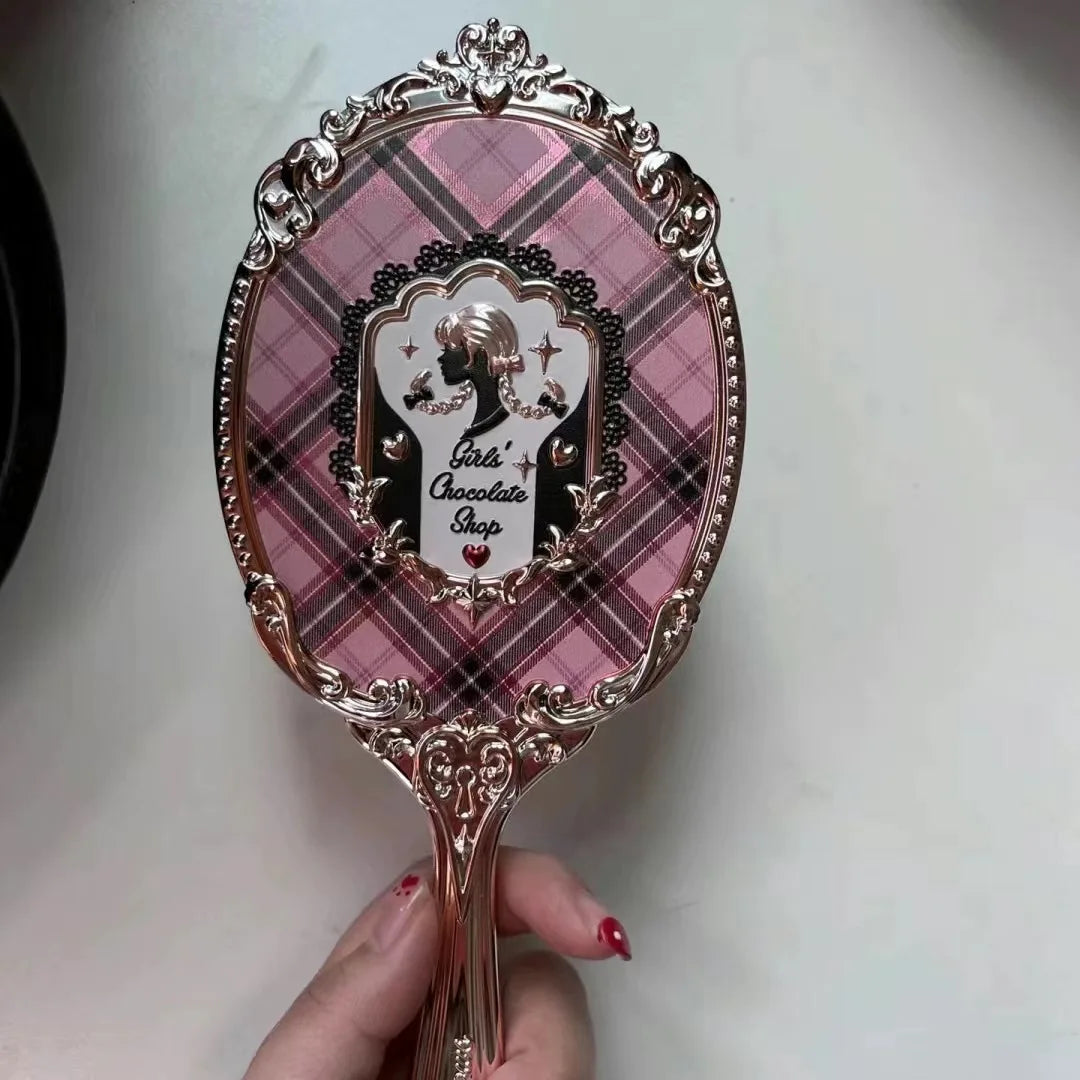 Flower Knows Angel Bunny Hand Mirror