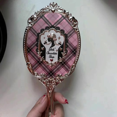 Flower Knows Angel Bunny Hand Mirror