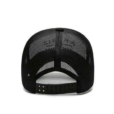 Embroidered Mesh Baseball Sun Cap
