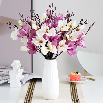 Magnolia Flower Bouquet Home Decor