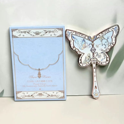 Flower Knows Angel Bunny Hand Mirror