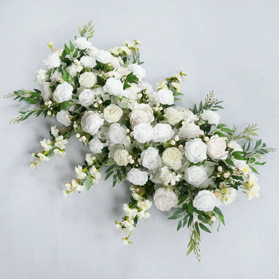 White Rose Wedding Arch Decor
