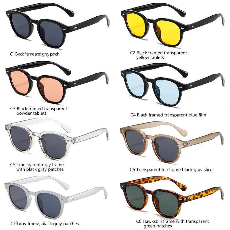 Vintage Rectangle Sunglasses UV400