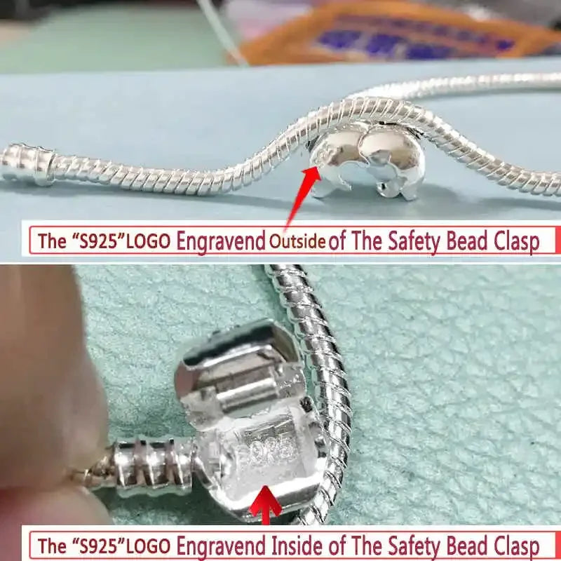 925 Sterling Silver Charm Bracelet