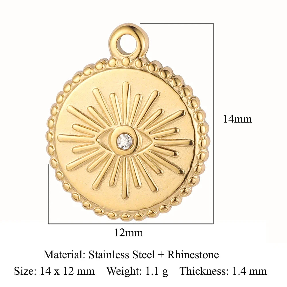316 Stainless Steel Charm Pendant Set