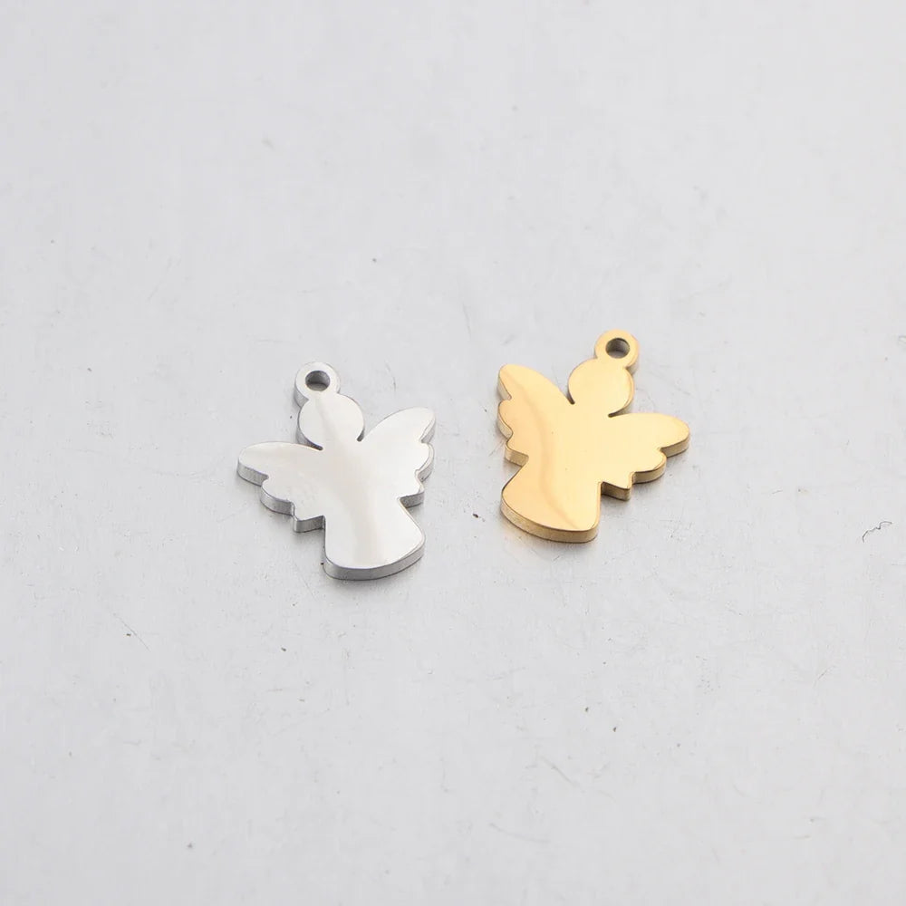 Stainless Steel Mini Angel Charms