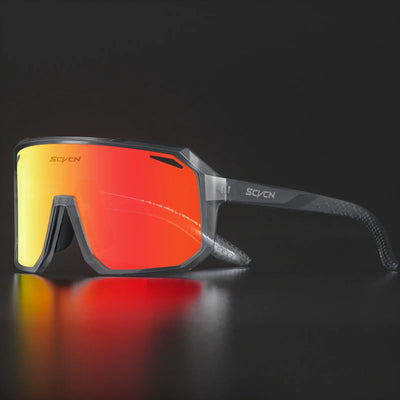 SCVCN Fashion HD Sunglasses Men Women Luxury Glasses Outdoor Sports Runing Drving Shades Racing UV400 MTB Bike Cycling Eyewear