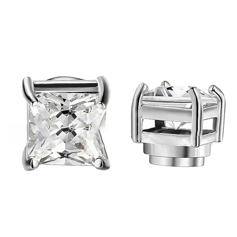 Crystal Magnetic Non Piercing Earrings