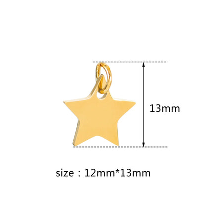 DOOYIO Stainless Steel Star Pendants