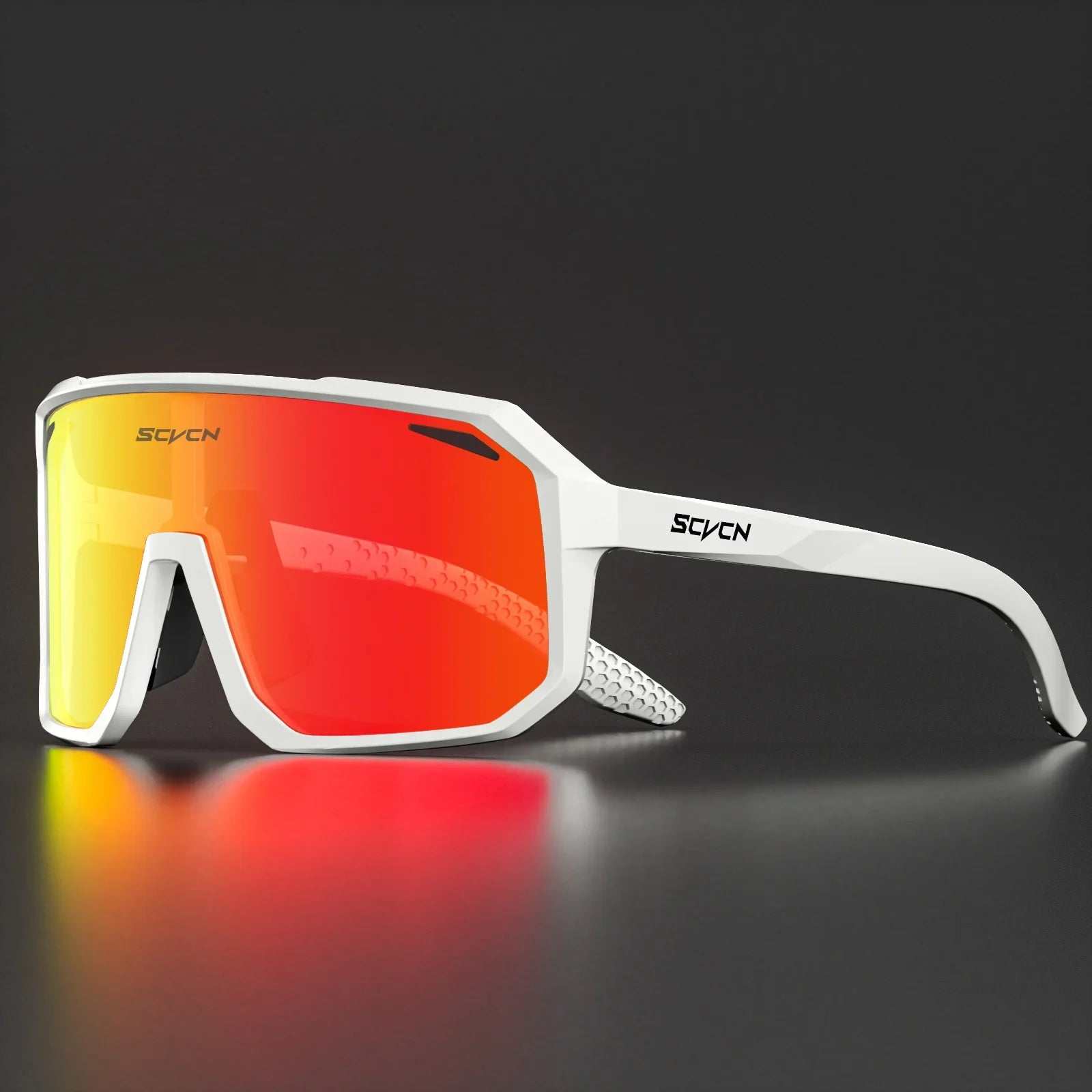 SCVCN Fashion HD Sunglasses Men Women Luxury Glasses Outdoor Sports Runing Drving Shades Racing UV400 MTB Bike Cycling Eyewear