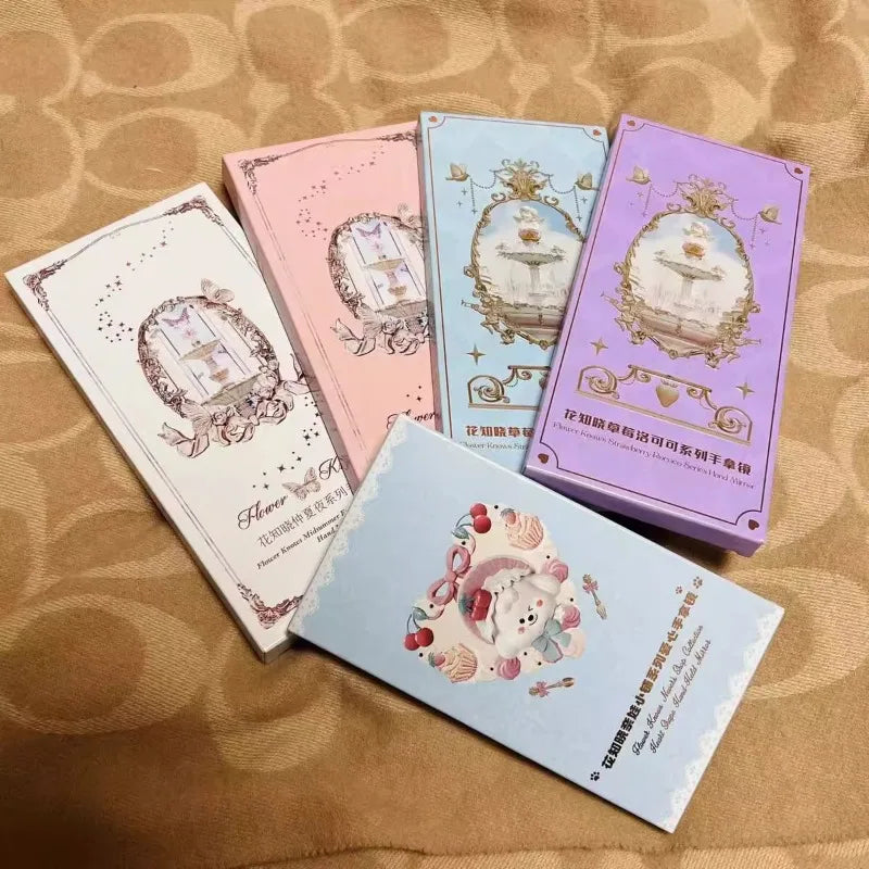 Flower Knows Angel Bunny Hand Mirror