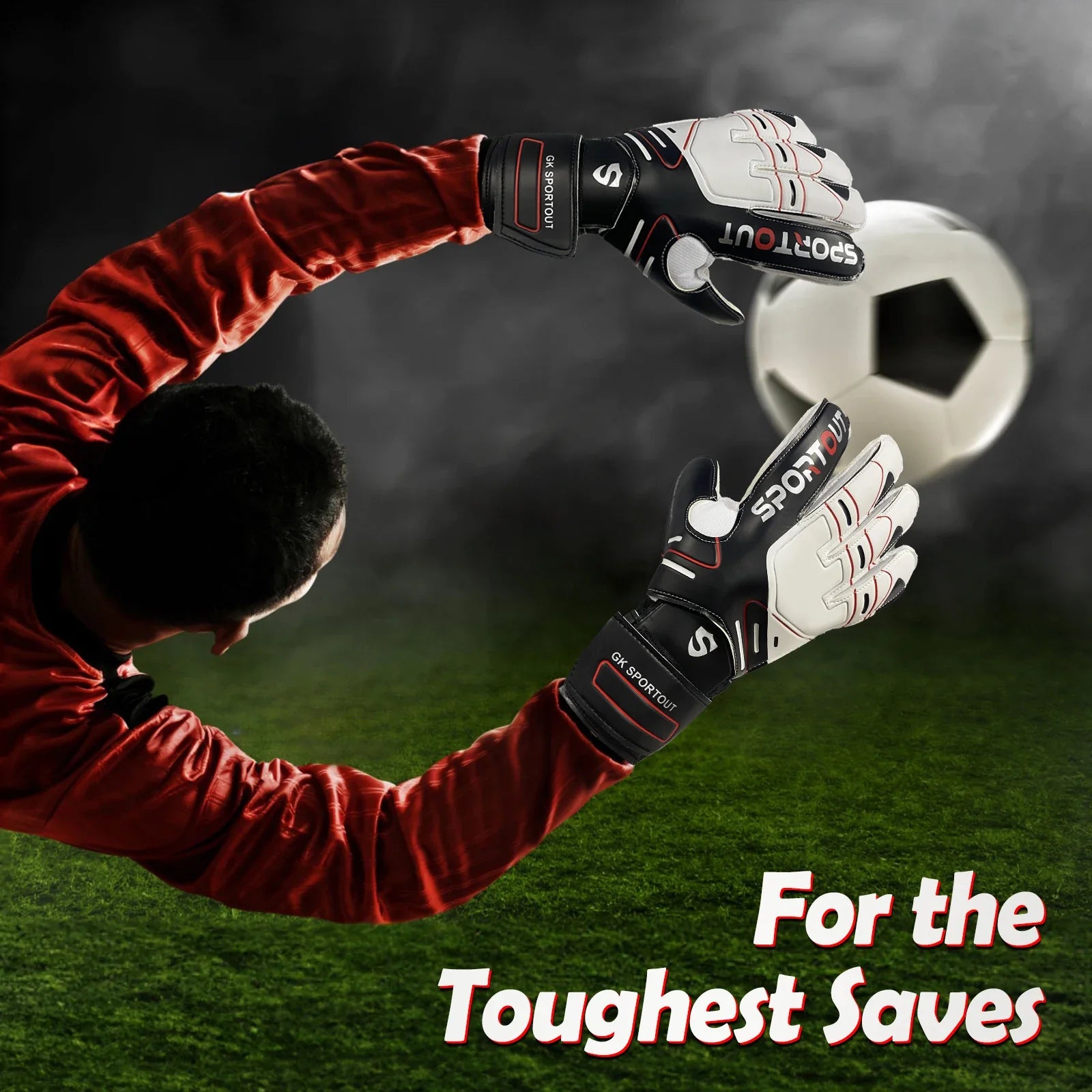 Sportout Goalkeeper Gloves Strong Grip