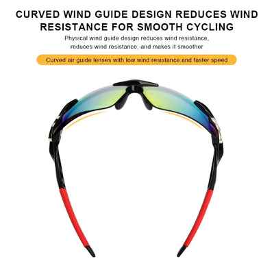RIDERACE Sports Cycling Sunglasses Men