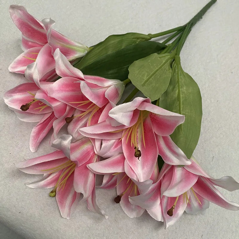 Silk Lily Bouquet Wedding Decor