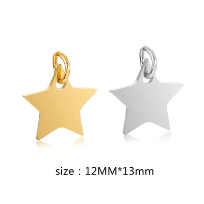 DOOYIO Stainless Steel Star Pendants