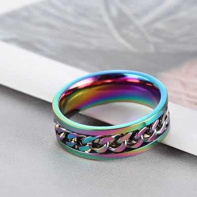 Titanium Steel Spinner Chain Ring