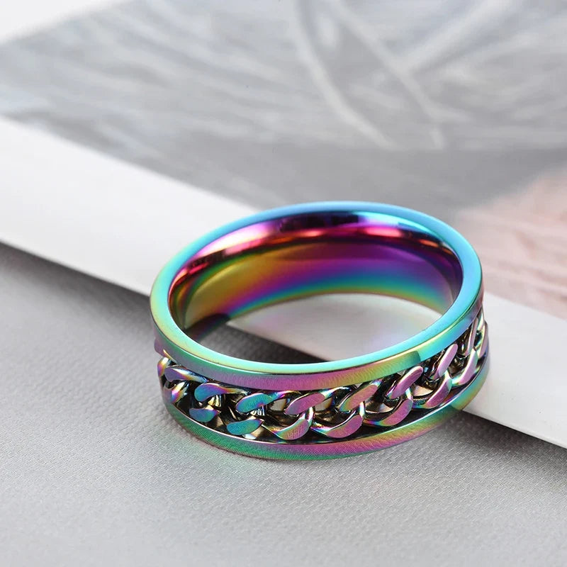 Titanium Steel Spinner Chain Ring