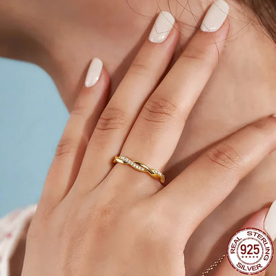 WOSTU 925 Sterling Silver Ring