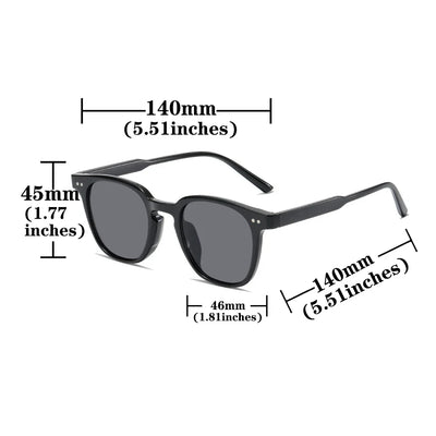 Vintage Luxury Square Round Sunglasses