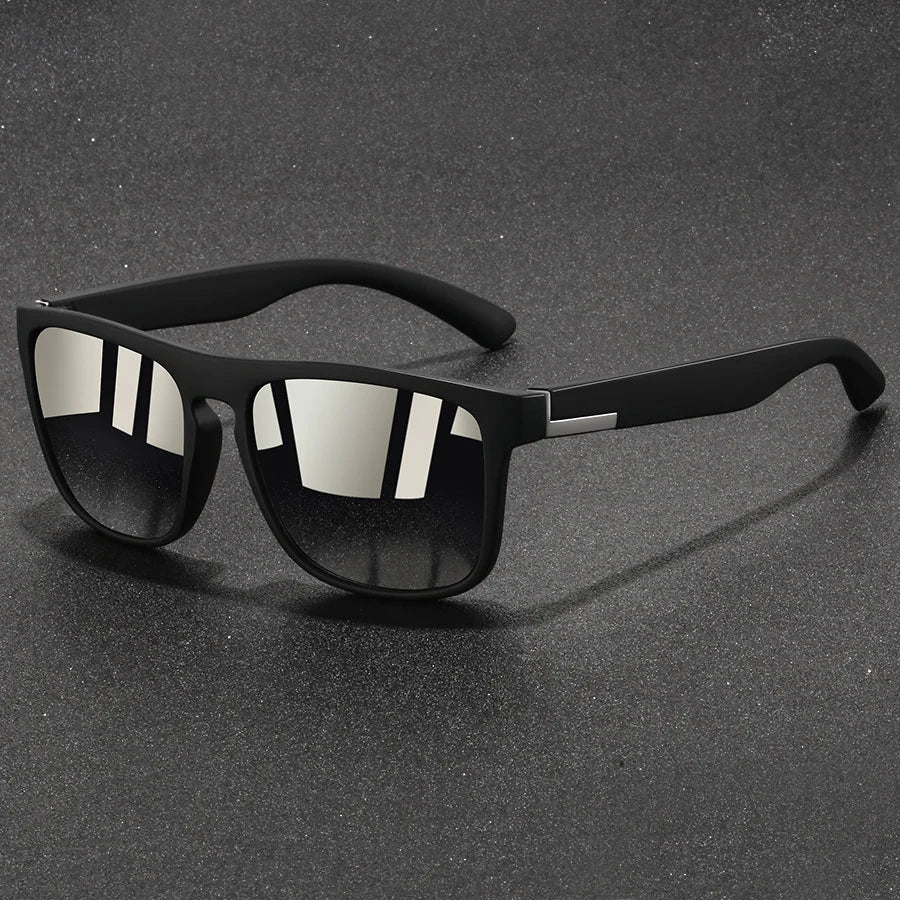 Fashion Vintage Square Sports Sunglasses Men Women Fishing Driving For Man Brand Designer Sun Glasses Anti-Glare UV400 Eyewear