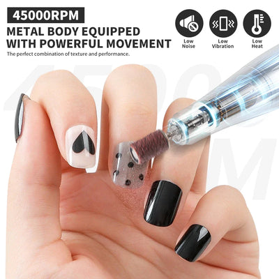 Professional 45000RPM Electric Nail Drill