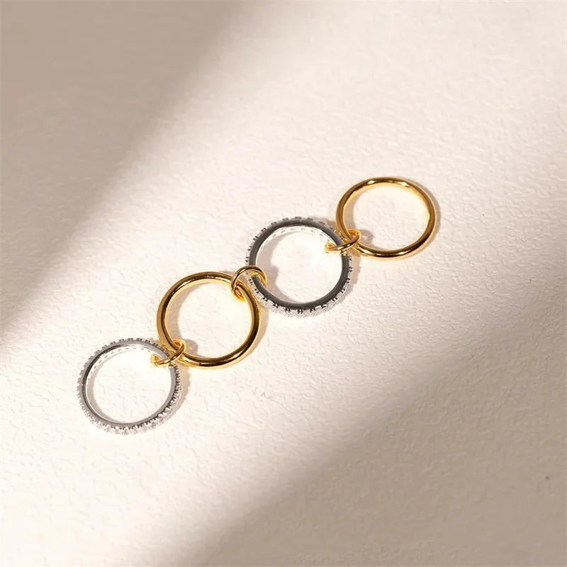 Two Tone Copper Stacking Rings