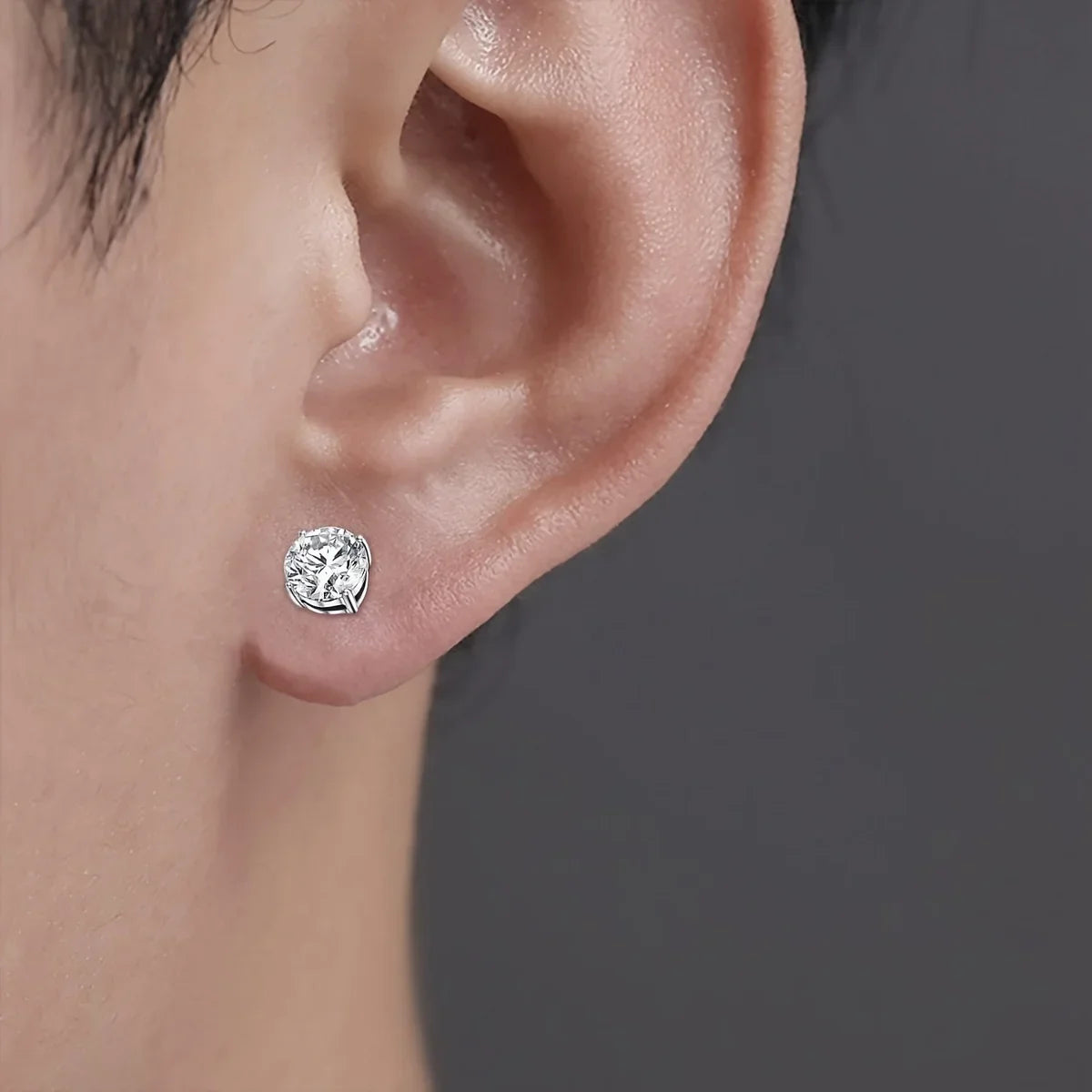Crystal Magnetic Non Piercing Earrings