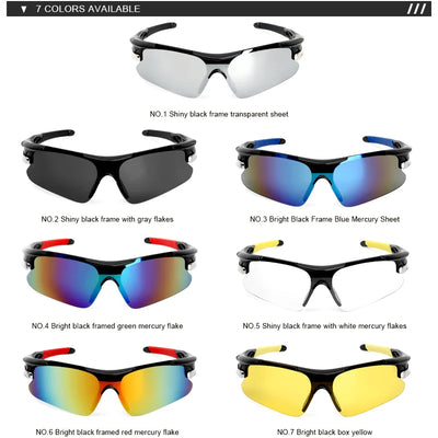 RIDERACE Sports Cycling Sunglasses Men