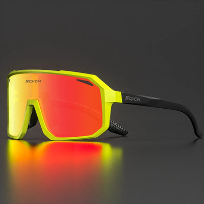SCVCN Fashion HD Sunglasses Men Women Luxury Glasses Outdoor Sports Runing Drving Shades Racing UV400 MTB Bike Cycling Eyewear