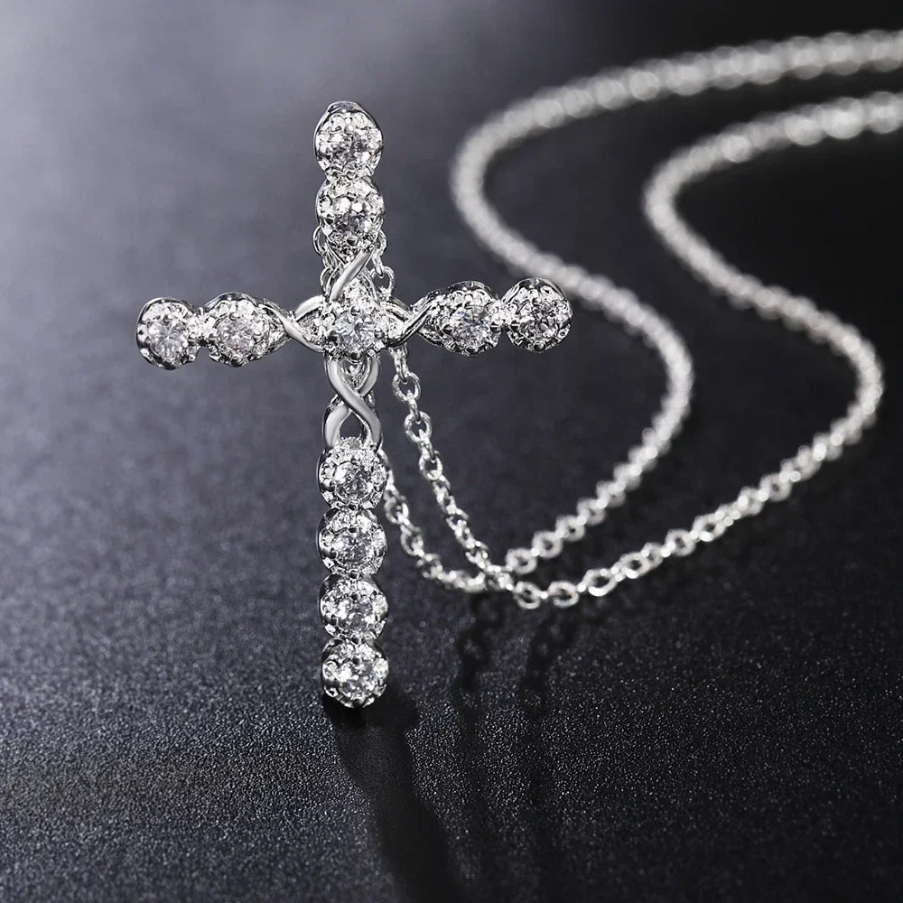 925 Sterling Silver Cross Necklace