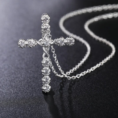 925 Sterling Silver Cross Necklace