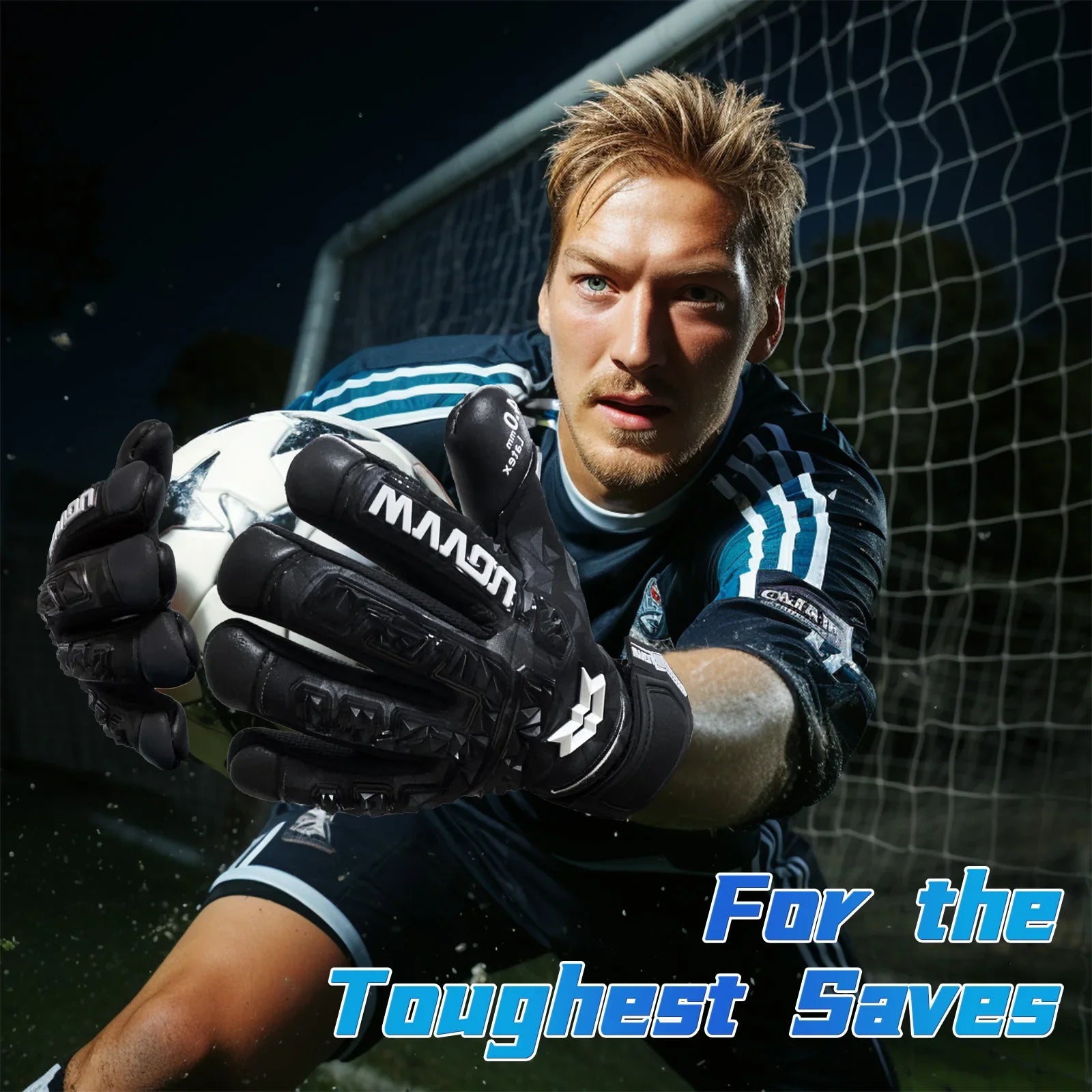 WVVOU Soccer Goalkeeper Fingersave Gloves
