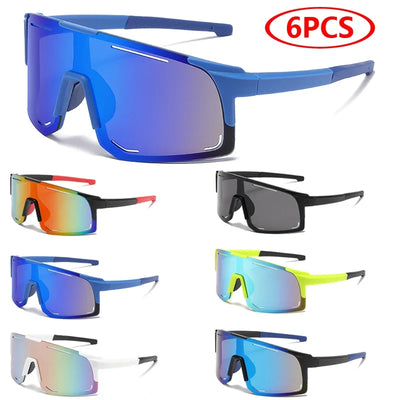 Sports Wrap Around Sunglasses For Women Men Large One Piece Sun Shades For Cycling Fishing Skiing Fashion Sun Glasses UV400