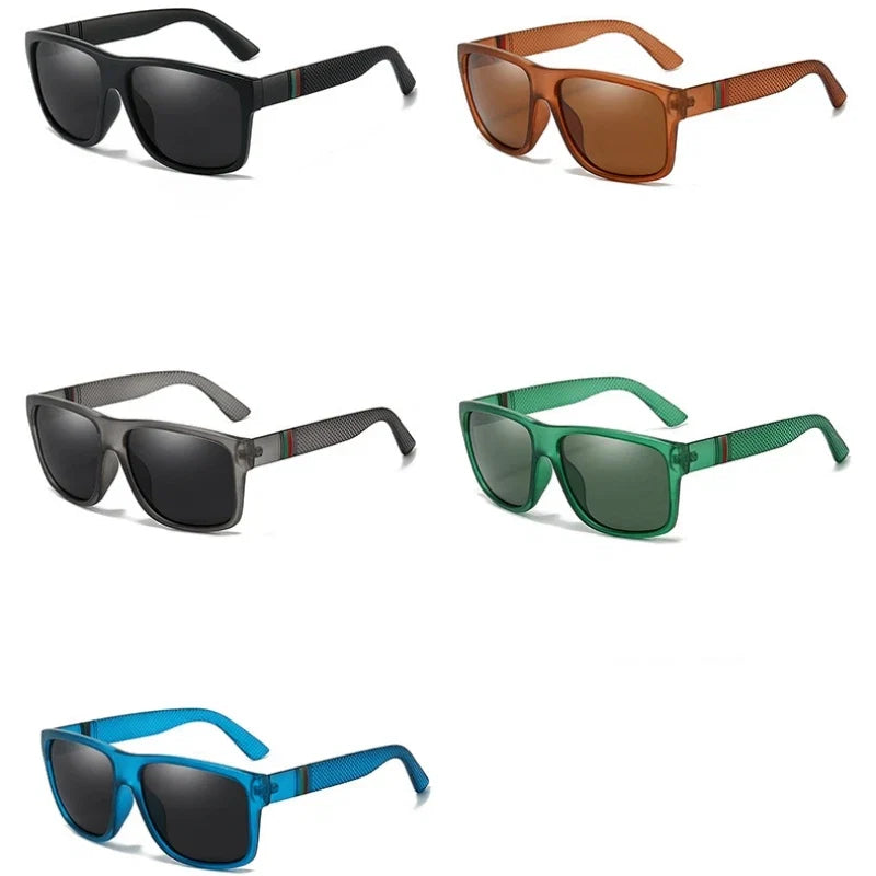 Fashion Oversized Polarized Sunglasses Men Women Luxury Driving Fishing Travel Vintage Square Sun Glasses For Man UV400 Eyewear