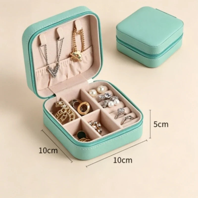 Portable Macaroon Travel Jewelry Box