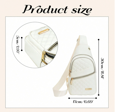 2026 Quilted Waist Crossbody Bag