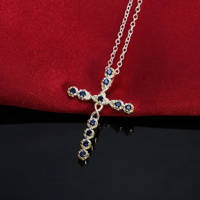 925 Sterling Silver Cross Necklace