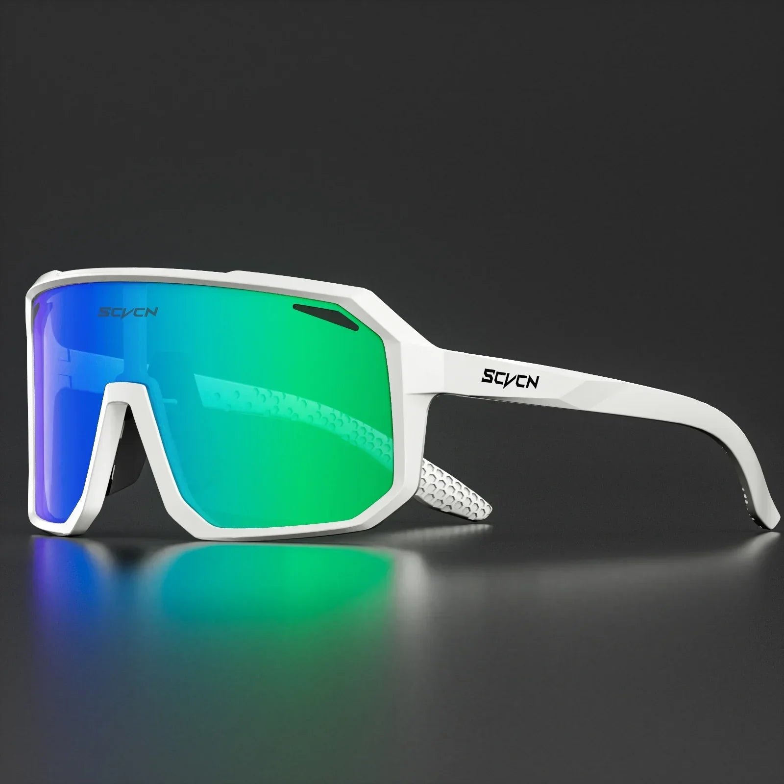 SCVCN Fashion HD Sunglasses Men Women Luxury Glasses Outdoor Sports Runing Drving Shades Racing UV400 MTB Bike Cycling Eyewear