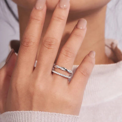 WOSTU 925 Sterling Silver Ring