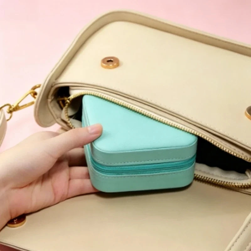 Portable Macaroon Travel Jewelry Box