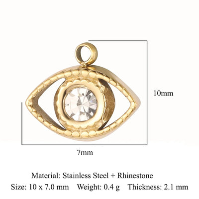 316 Stainless Steel Charm Pendant Set