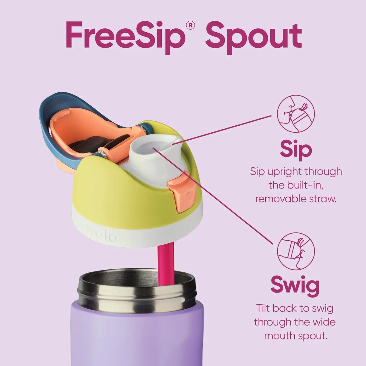Owala Blue FreeSip Water Bottle