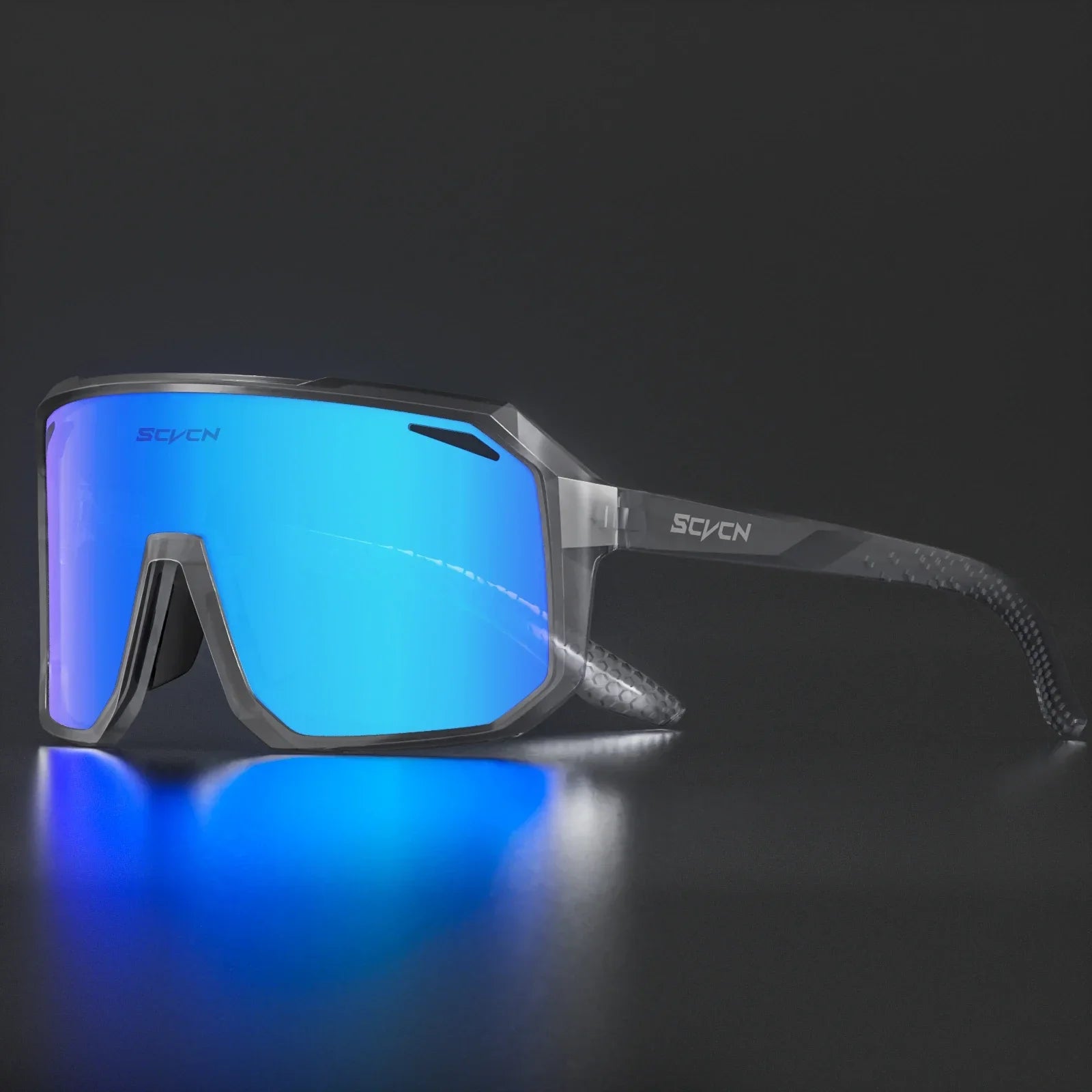 SCVCN Fashion HD Sunglasses Men Women Luxury Glasses Outdoor Sports Runing Drving Shades Racing UV400 MTB Bike Cycling Eyewear