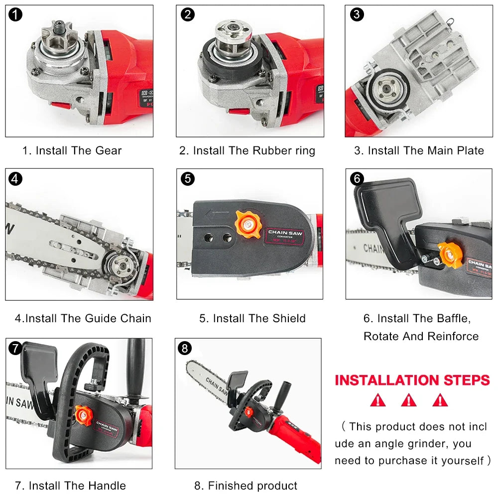 DECWLS 12-Inch Chainsaw Converter Kit