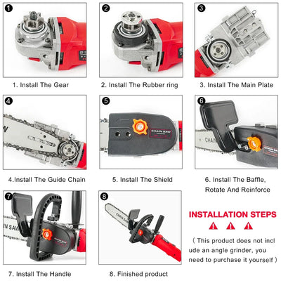 DECWLS 12-Inch Chainsaw Converter Kit