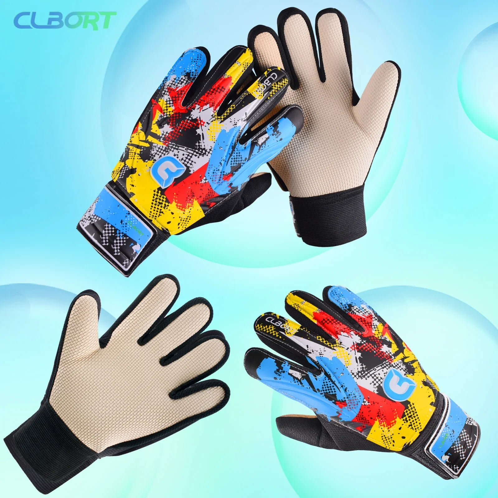 Graffiti Non Slip Goalkeeper Gloves