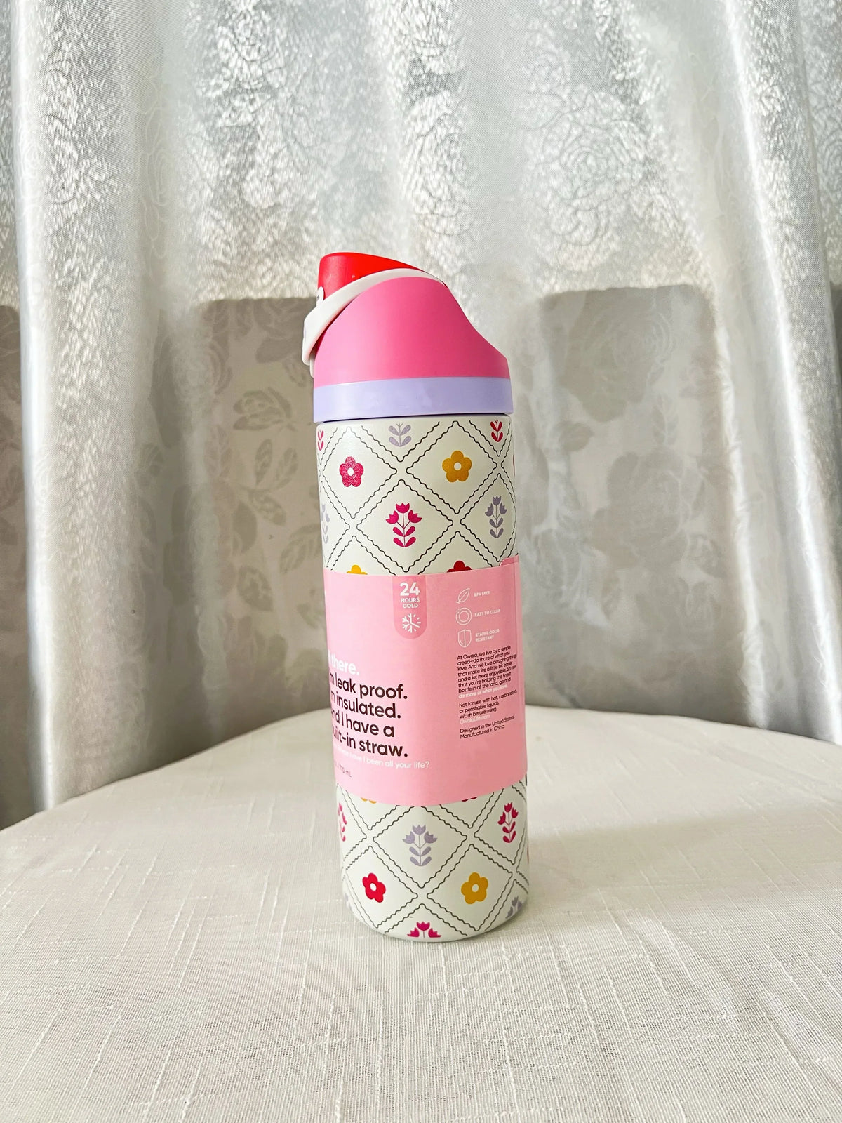 Owala Stainless Steel Straw Bottle
