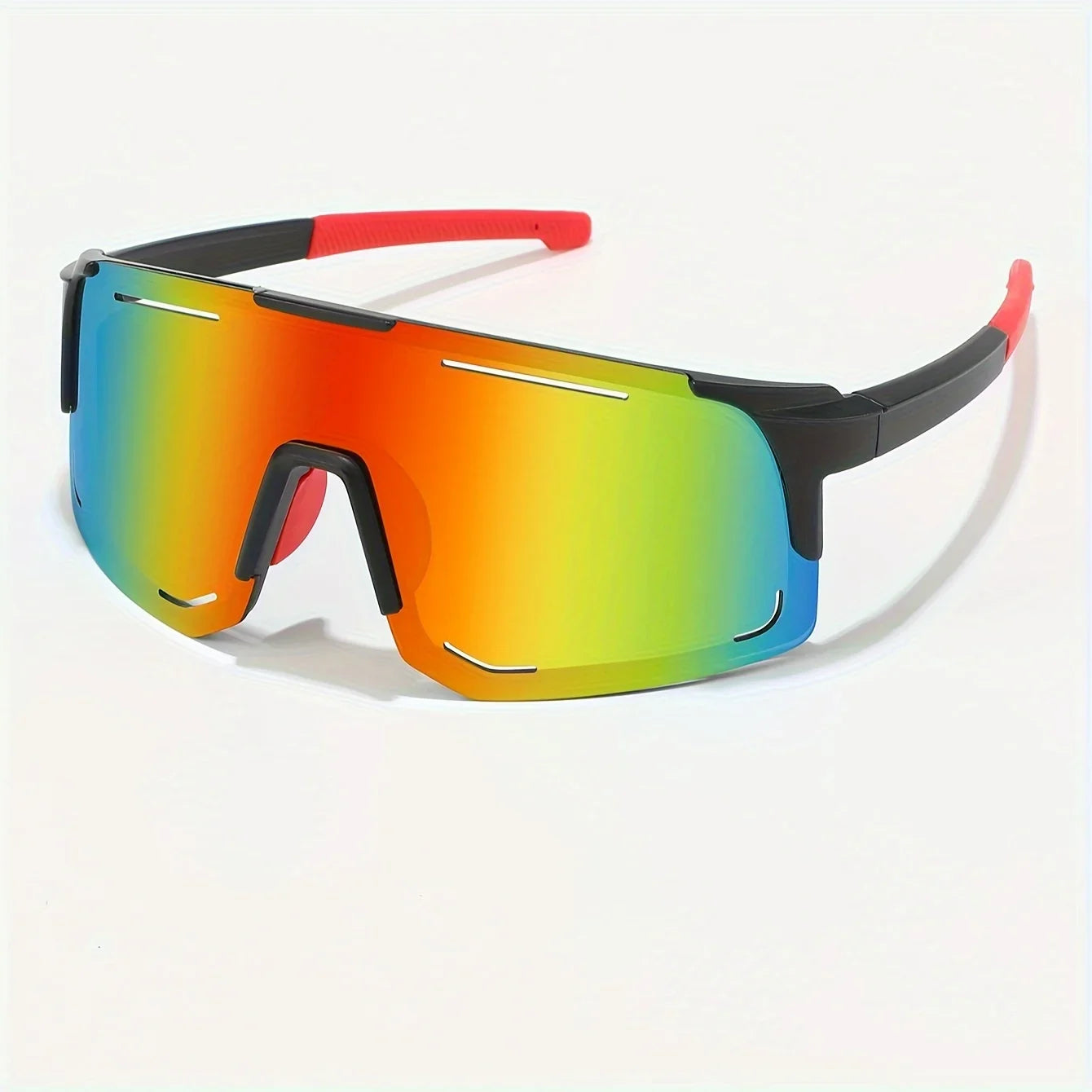 Sports Wrap Around Sunglasses For Women Men Large One Piece Sun Shades For Cycling Fishing Skiing Fashion Sun Glasses UV400